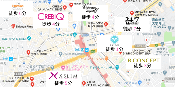 渋谷 パーソナル 地図