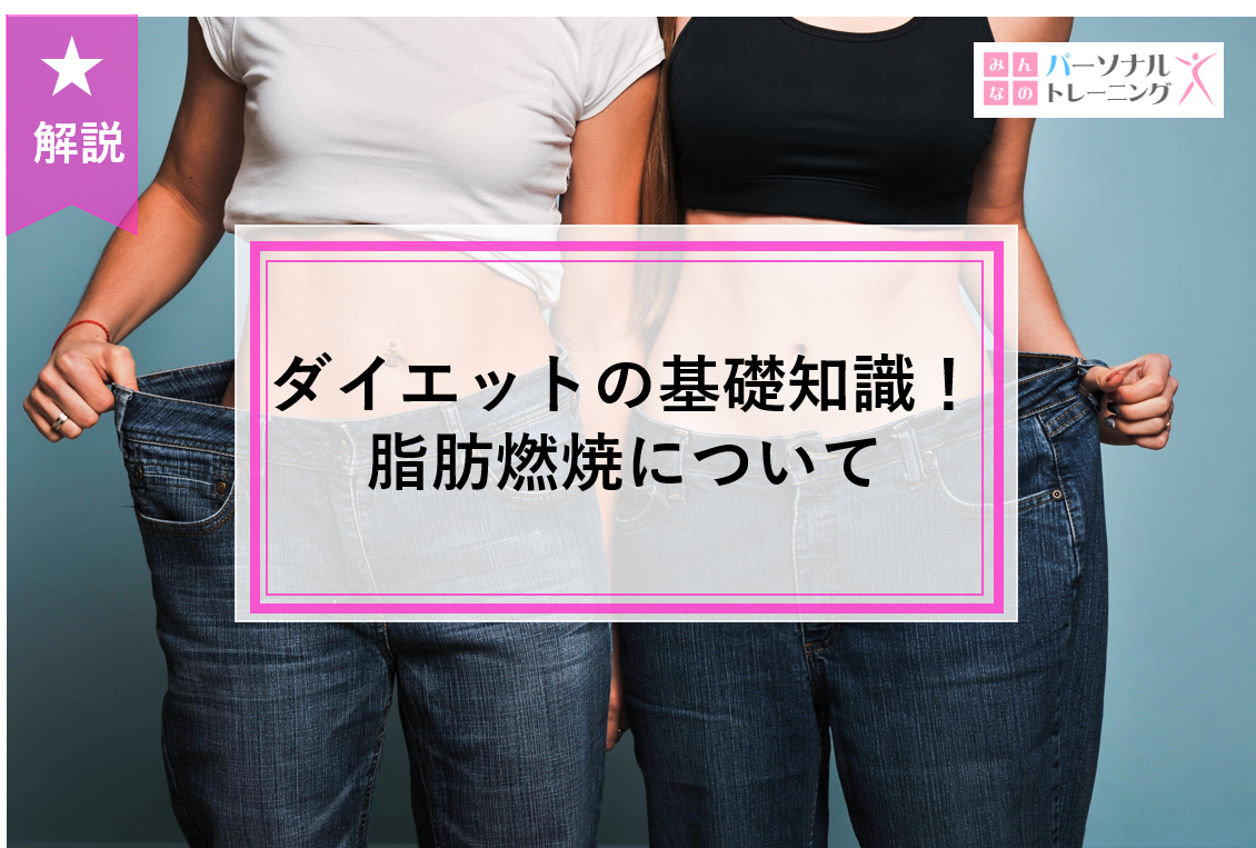 ダイエットの基礎知識 脂肪燃焼について みんなのパーソナルトレーニング